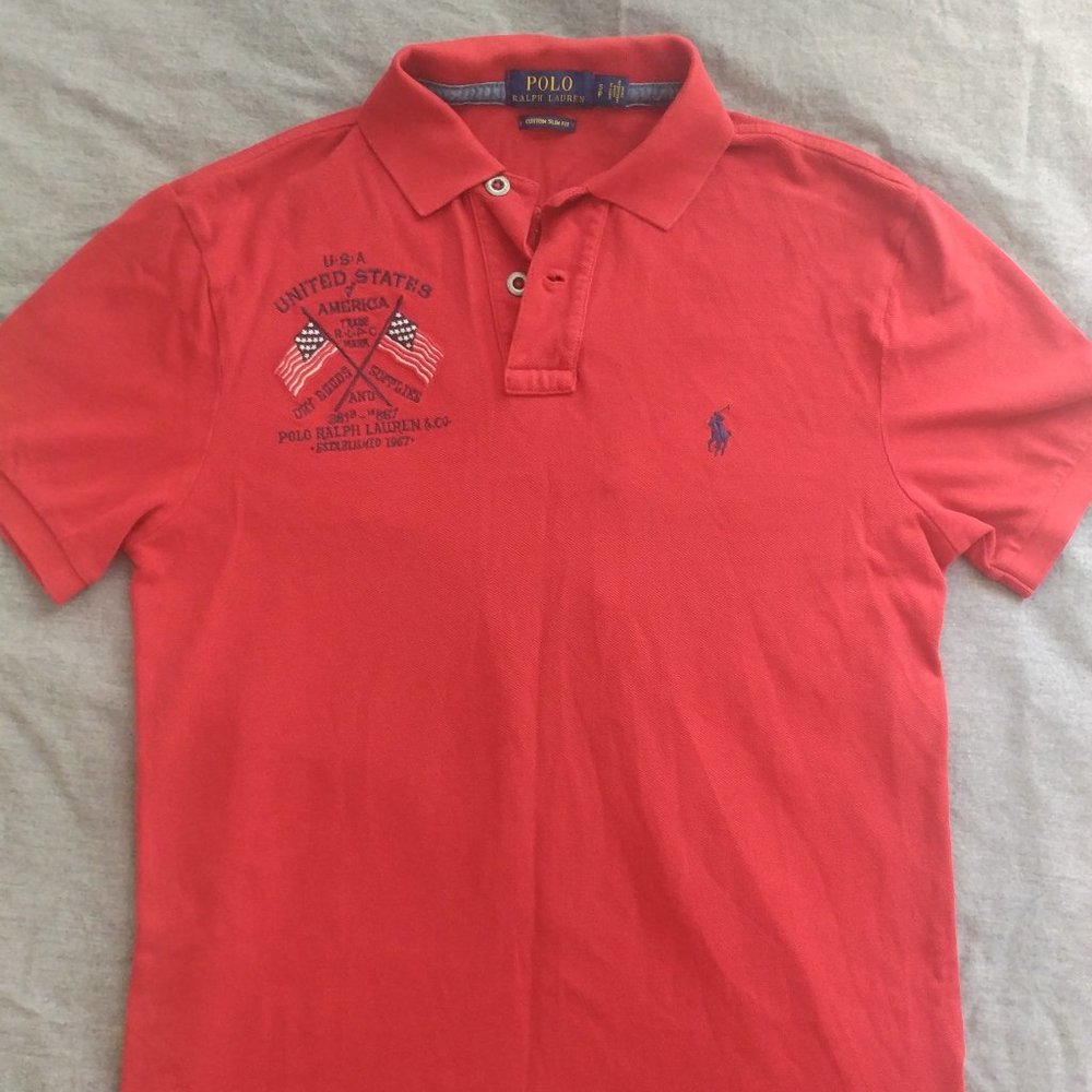 Polo Ralph Lauren, Men's Polo Shirt, Small, Red ,NWOT